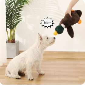 Plush Mallard Duck Dog Toy Plush Squeaky Dog Toy Crinkle Dog Toy  Cute Duck Pet Toy for Small Medium Large Pets Stuffed Animals Chew Toy for Biti