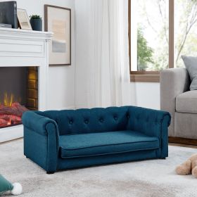 Elegant Rectangle Pet Bed for Medium and Large Dogs, Durable Elevated Dog Sofa Bed, Comfortable Dog Couch, Modern and Stylish Dog Sofa for Large