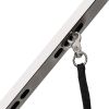 36" Folding Dog Pet Grooming Table Stainless Steel Frame Rubber Mat on Board with Adjustable Arm and Clamps pet dog Cat Grooming Table (SILVER-GRAY CO